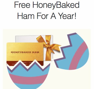 Ham For A Year Sweepstakes