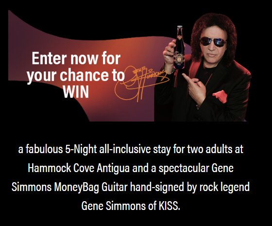 Hammock Cove Antigua Vacation Like A Rock Star Sweepstakes - Win A $13,000 Caribbean Vacation For 2