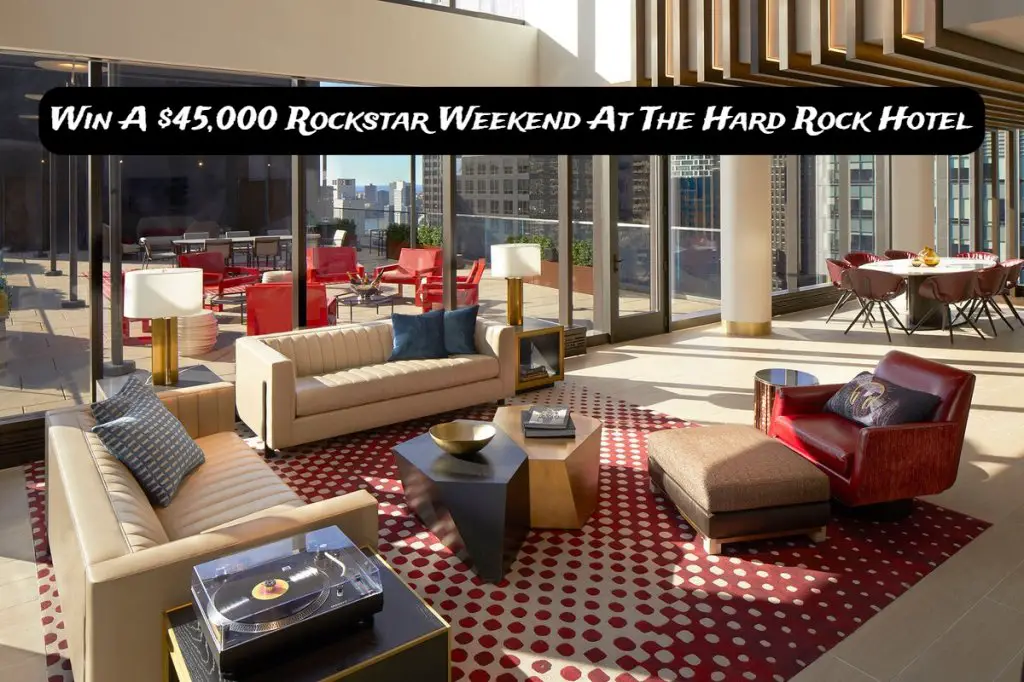 Hard Rock Hotel's Rock Star Suite Sweepstakes - Win A $45,000 Rockstar  Weekend At The Hard Rock Hotel New York