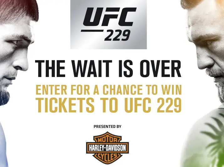 Harley-Davidson Fight Tickets Giveaway