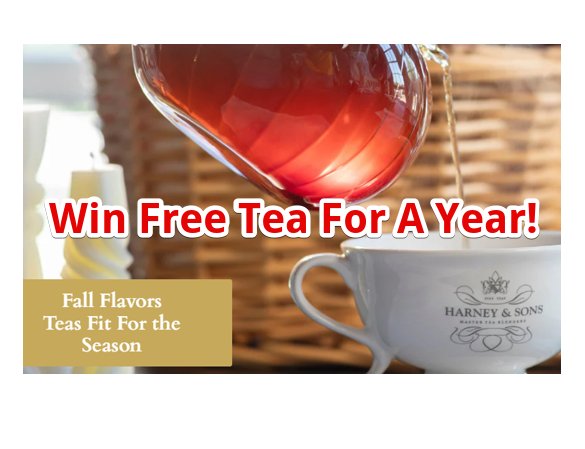 Harney & Sons A Season to Share Giveaway - Win Free Tea For A Year