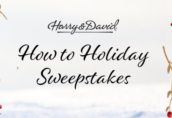 Harry & David How To Holiday Sweepstakes - Win A $500 Gift Card