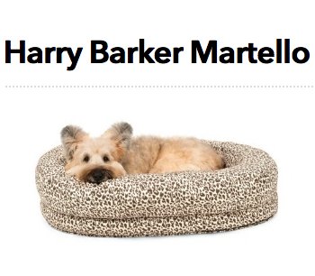 Harry Barker Martello Pet Bed Giveaway