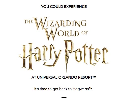 Harry Potter Sweepstakes