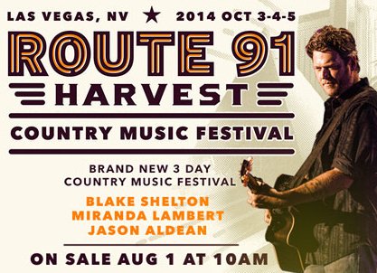Harvest Country Music Festival, Free Trip!