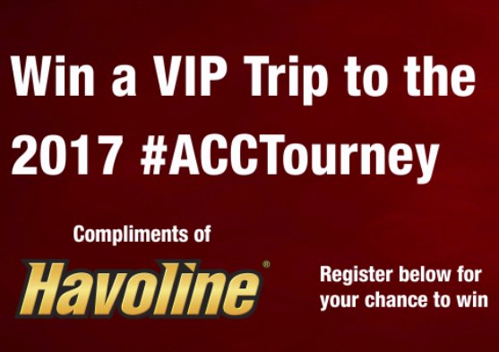 Havoline ACC Sweepstakes