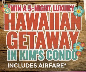 Hawaii Getaway in Kim's Cottage Sweepstakes