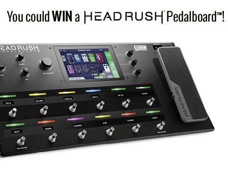 HeadRush PedalBoard Sweepstakes