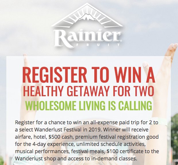 Healthy Living Yoga & Music Festival Sweepstakes