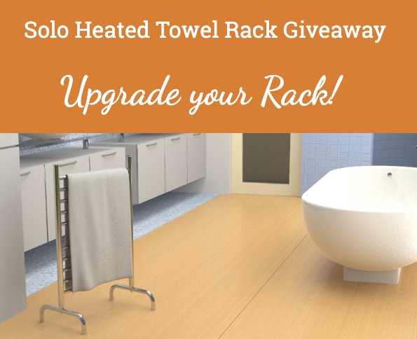 Heated Towel Rack Giveaway