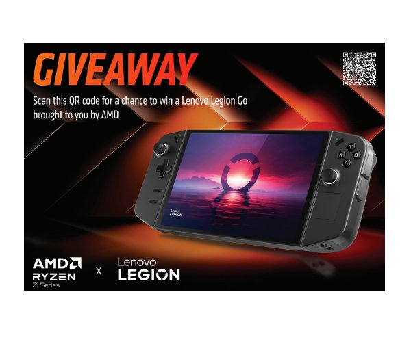 Heaven Media Sweepstakes - Win A Lenovo Legion Go Handheld Gaming Device