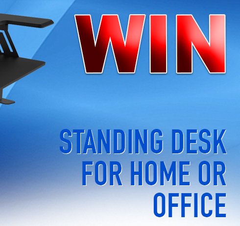 Height Adjustable Standing Desk Giveaway