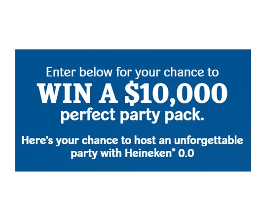 Heineken 0.0 Reason Free October Sweepstakes - Win a $10,000 Prize Pack