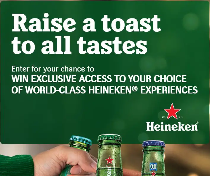 Heineken Holiday A Toast To All Tastes Sweepstakes - Win A Trip To A New York Islanders Game Or A Concert At The UBS Arena