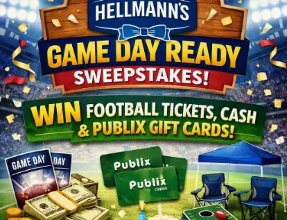 Hellmann’s Game Day Ready Sweepstakes - Win College Football Tickets, Gift Cards & More (21 Winners)