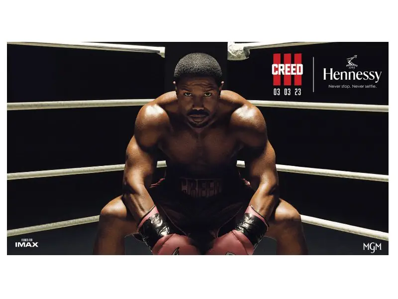 Hennessy x Creed III Sweepstakes - Win 2 Tickets To See The Creed III Movie (180 Winners)