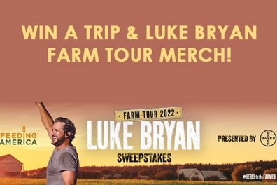 Here's to the Farmer Sweepstakes - Win VIP Tickets to Luke Bryan Concert