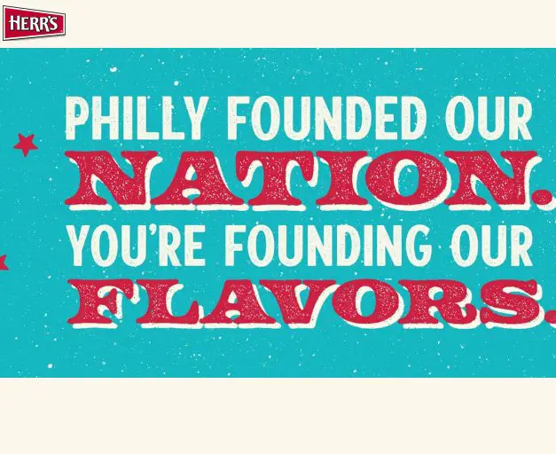 Herr’s Flavored by Philly Sweepstakes - Win a $100 prepaid card + a box of Herr's chips