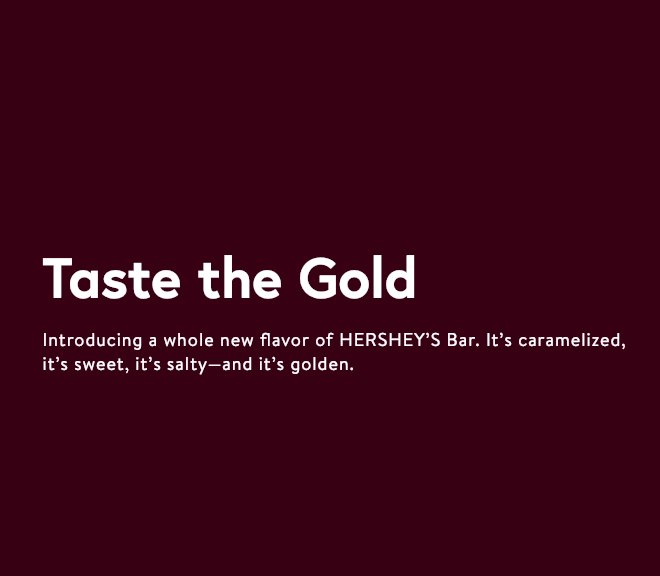 Hershey's Gold Promotion Sweepstakes