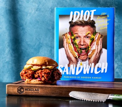 HexClad Gordan Ramsay’s Idiot Sandwich Giveaway - Win a $250 Hexclad Gift Card + Idiot Sandwich Cookbook