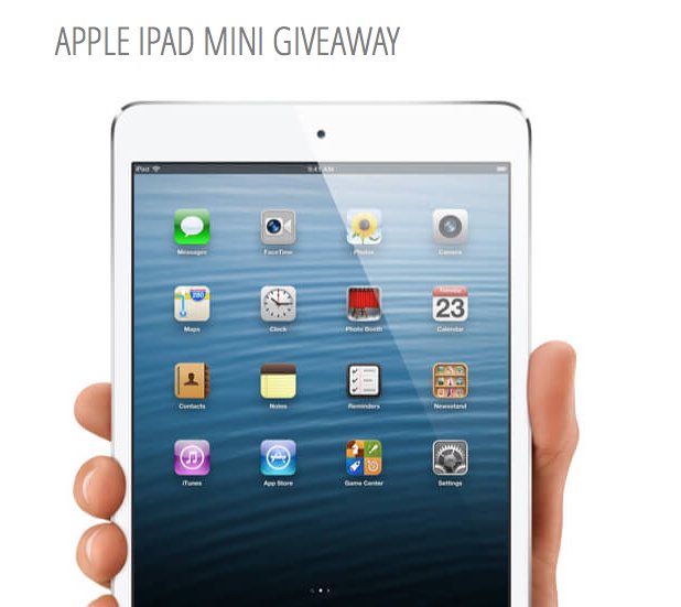Hey Apple Lovers, Enter This IPad Mini 3 Giveaway!
