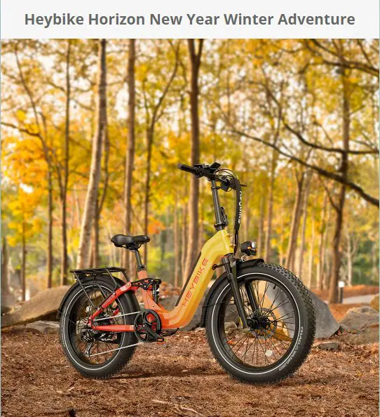 Heybike Horizon New Year Adventure Giveaway – Win 1 Heybike Horizon Sunset eBike And A Gift Box (9 Winners)