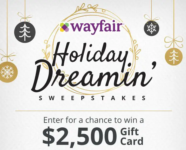 HGTV and Wayfair Holiday Dreamin Giveaway 2017