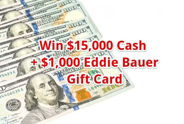 HGTV Battle On Mountain Getaway Sweepstakes - Win $15,000 Cash + $1,000 Eddie Bauer Gift Card