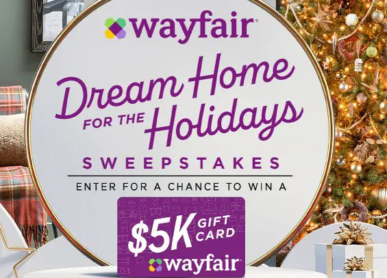 HGTV “Dream Home for the Holidays” Sweepstakes - Win A $5,000 Gift Card
