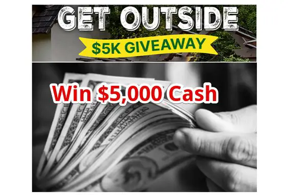 HGTV Get Outside $5K Giveaway - Win $5,000 Cash