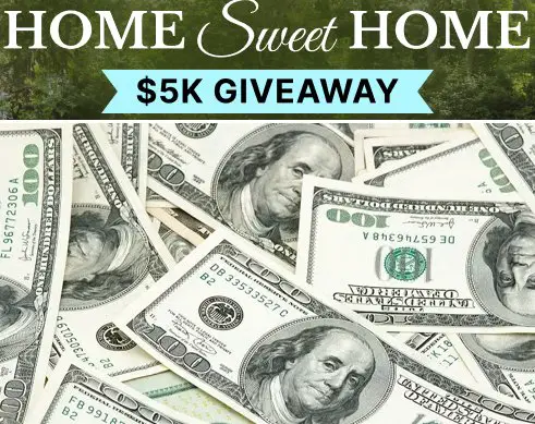 HGTV Home Sweet Home $5K Giveaway - Win $5,000 Cash