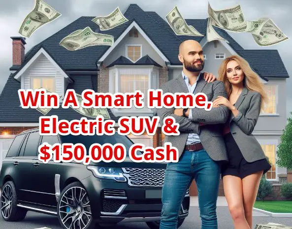 HGTV Smart Home 2024 Sweepstakes - Win A Smart Home, Electric SUV & $150,000 Cash
