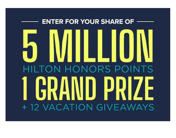 Hilton Grand Vacations Jackpot Sweepstakes - Win A Week-Long Trip For 2 To Hawaii, Las Vegas Or Orlando