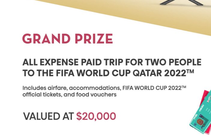 Hisense Perfect Match Sweepstakes - Win A $20,000 Trip To The Qatar 2022 World Cup Final