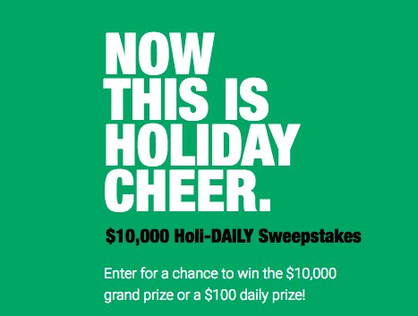 Holi-Daily Sweepstakes