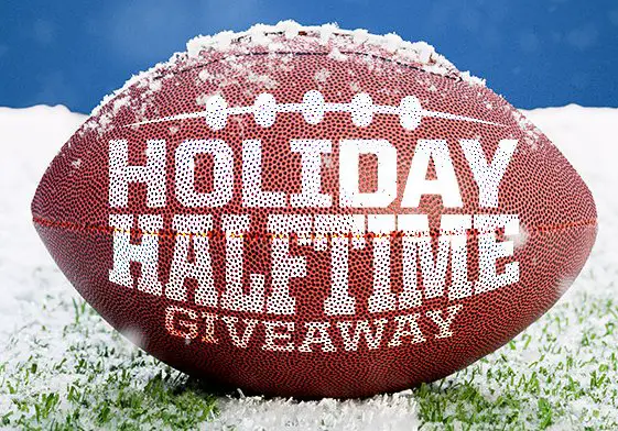 Holiday Halftime Giveaway, 12 Will Win