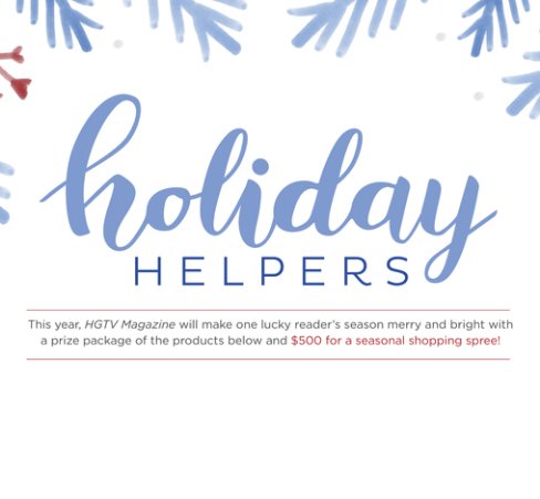 Holiday Helpers Sweepstakes