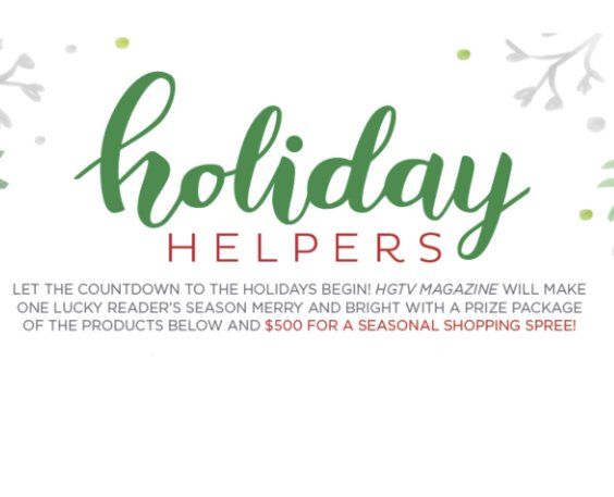 Holiday Helpers Sweepstakes