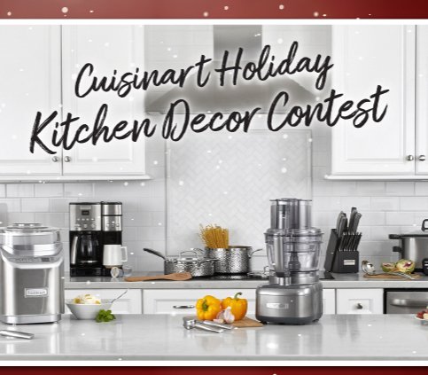 Holiday Kitchen Decor Contest Sweepstakes