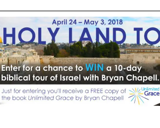 Holy Land Tour Giveaway