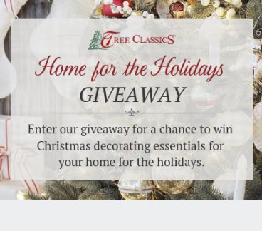 Home for the Holidays Giveaway