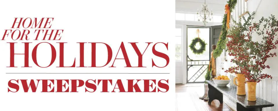 Home for the Holidays Sweepstakes!