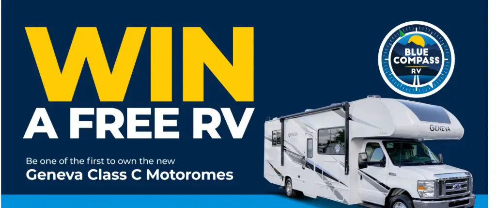 Home Of The Free RV Sweepstakes - Win A 2022 Geneva Class C Motorhome RV