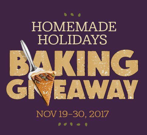 Homemade Holidays Baking Giveaway