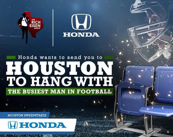 Honda Busiest Man in Football! Sweepstakes