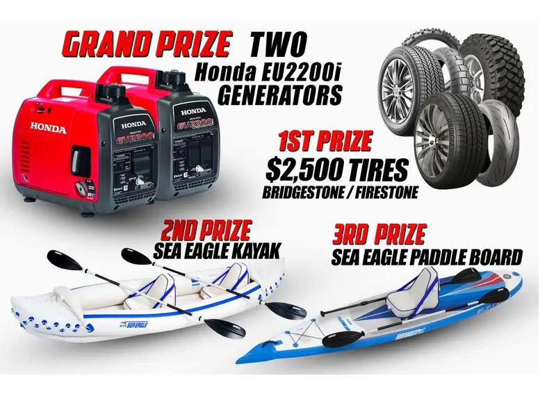 Honda + SkyChick Adventures “Skyway to Highway” “Honda Win Big! Sweepstakes” - Win Two Power Generators and More!