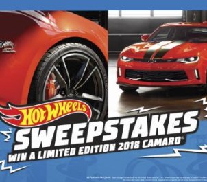 Hot Wheels Chevrolet Sweepstakes