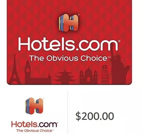Hotels.com Getaway Gift Card Giveaway