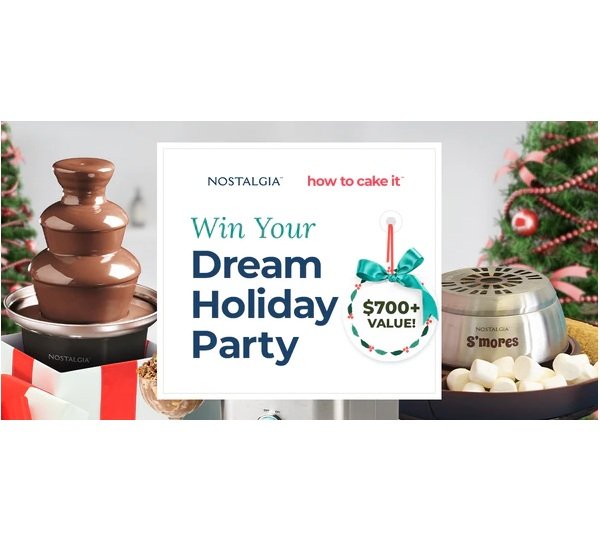 How To Cake It - Sweet Secret Santa Sweepstakes - $150 Visa Gift Card, Cotton Candy Maker, Ice Cream Maker & More