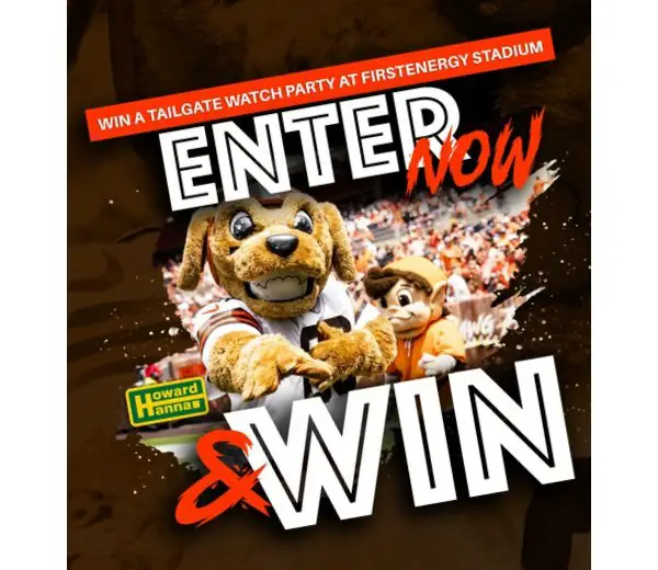 Howard Hanna Tailgate Sweepstakes - Enter to Win A Cleveland Brown Watch Party For 11 & More